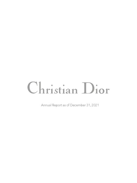 how much is christian dior worth|christian dior annual report 2023.